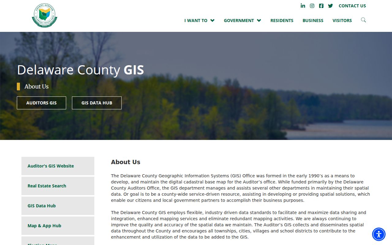 Liberty Township neighbors Delaware County GIS data information