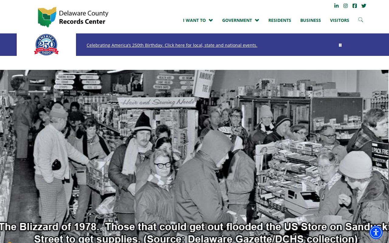 Liberty Township previous residents research through Delaware County Records Center